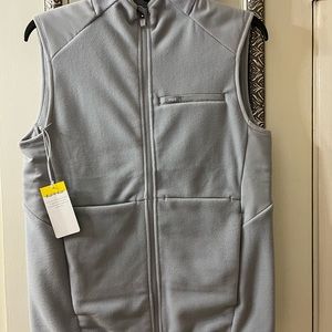 Figs on fleece vest NWT